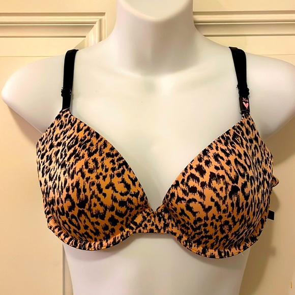 Victoria's Secret Animal Print Demi Cup Underwire Bra - Picture 1 of 16